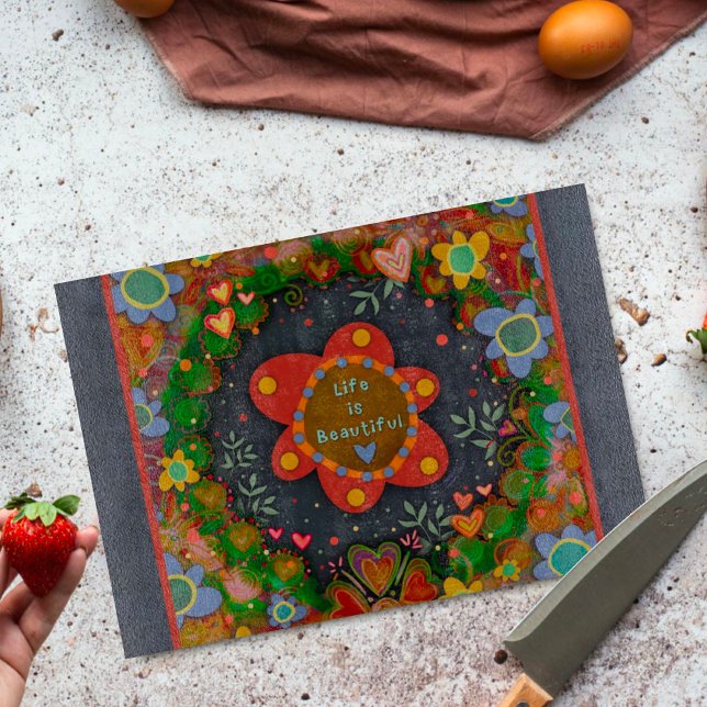 Det inspirerande livet är en vacker citattecken, B (Skapare uppladdad)