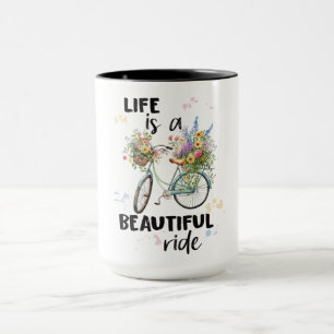 Det inspirerande livet är ett vackert isbåge mugg