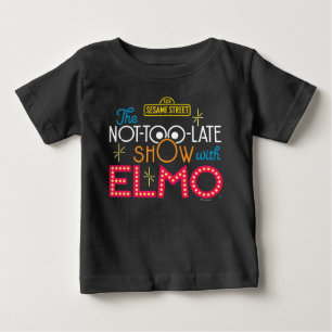 Det inte för sena spelet med Elmo T Shirt