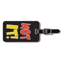 Det inte hänger lös bagagemärkresvart