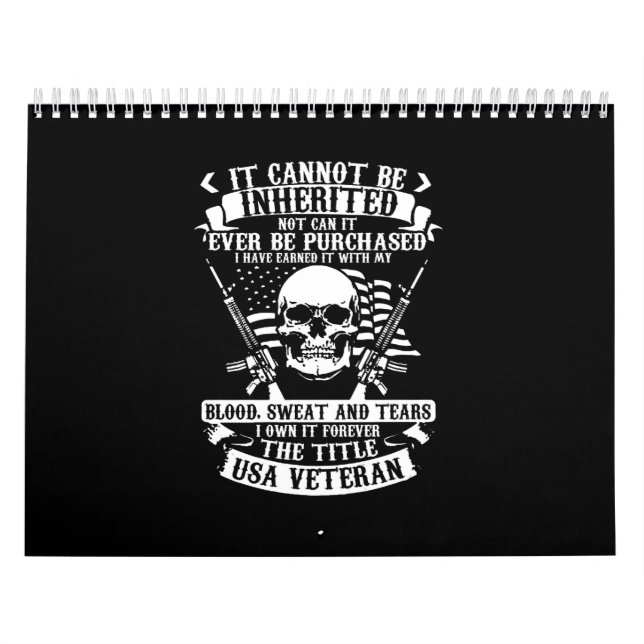 det inte kan ärvas, det kan aldrig köpas kalender (Omslag)