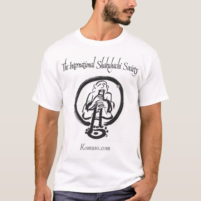 Det internationella Shakuhachi samhället Tee Shirt (Framsida)