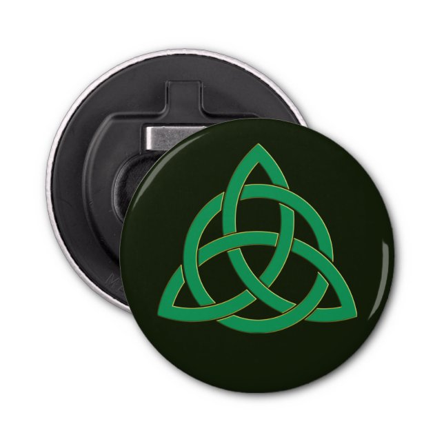 Det irländska och keltiska arvet - Trinity Knot Flasköppnare (Framsidan)
