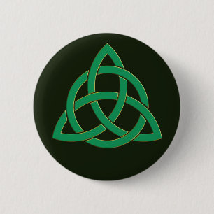 Det irländska och keltiska arvet - Trinity Knot Knapp