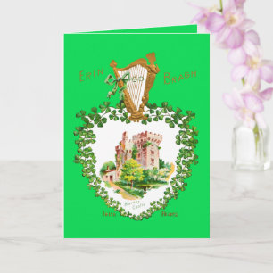 Det irländska Pridet St. Patrick's Day Blarney Cas Kort