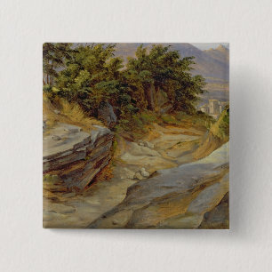 Det italienska berg landskap, c.1824 knapp