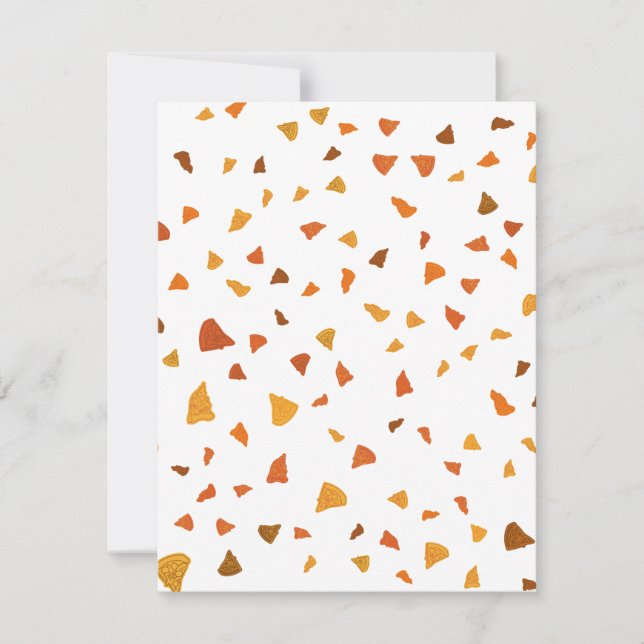Det italienska Cuisineet Giltig italiensk Risotto  Julkort (Framsida)