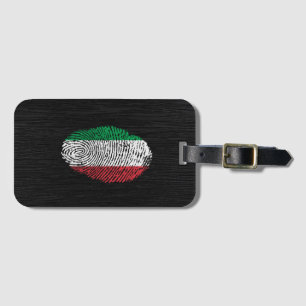 Det italienska handlag identifierar med bagagebricka