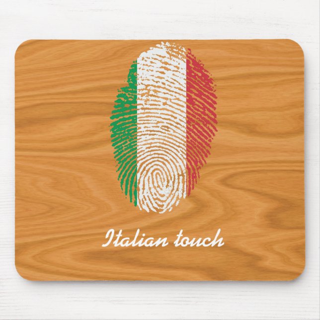 Det italienska handlag identifierar med musmatta (Framsidan)