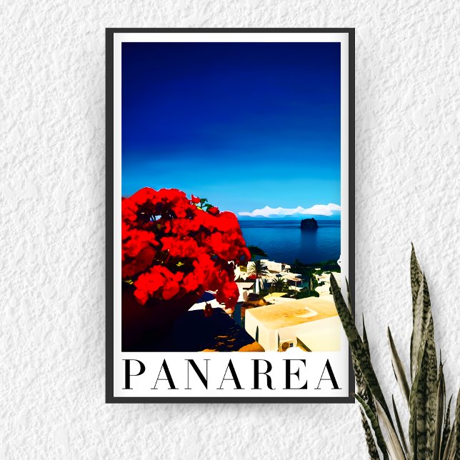 Det italienska ön Panarea - BlåMedelhavet Stil Poster (Skapare uppladdad)