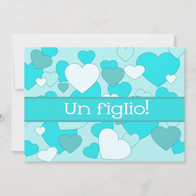 Det italienska Pojke-meddelandet Meddelande (Framsida)