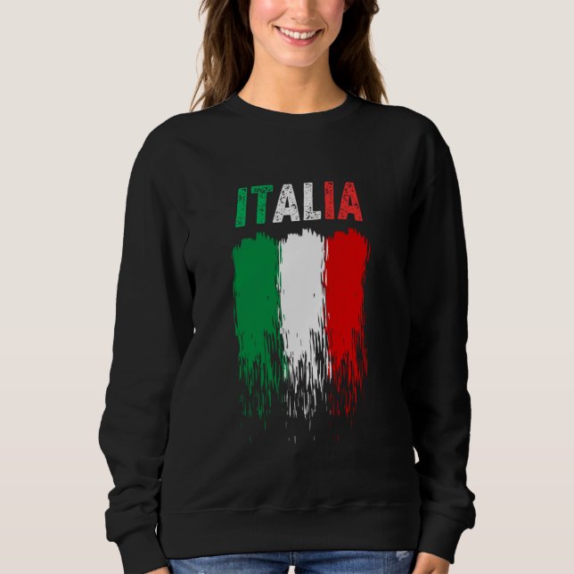 Det italienska Pridet Bära Din Färg Loud Italien T Shirt (Framsida)