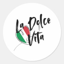 Det italienska söta livet. La Dolce Vita
