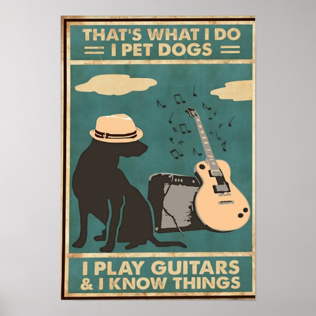 Det jag gör är att äta Hund. Poster (Framsidan)