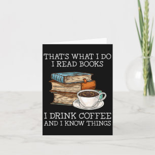 Det jag läser Bokar jag dricker kaffe jag vet Kort
