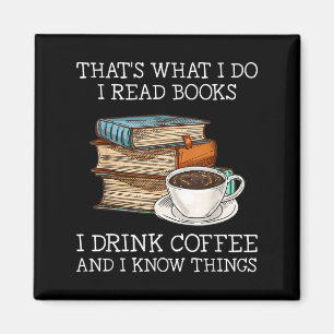 Det jag läser Bokar jag dricker kaffe jag vet Magnet
