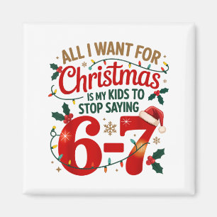 Det jag önskar i julklapp är att mina barn slutar magnet