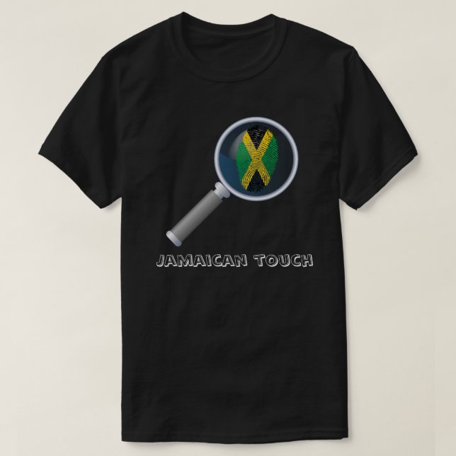 Det jamaikanska handlag identifierar med tee shirt (Design framsida)