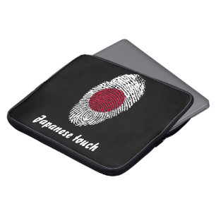 Det japanska handlag identifierar med laptop sleeve