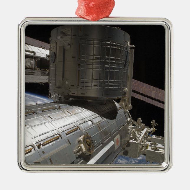 Det japanska Kibo-komplexet Julgransprydnad Metall (Framsidan)