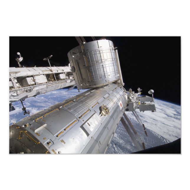 Det japanska laboratoriet för experimentmodul Kibo Fototryck (Framsidan)