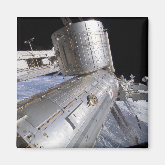 Det japanska laboratoriet för experimentmodul Kibo Magnet (Framsidan)