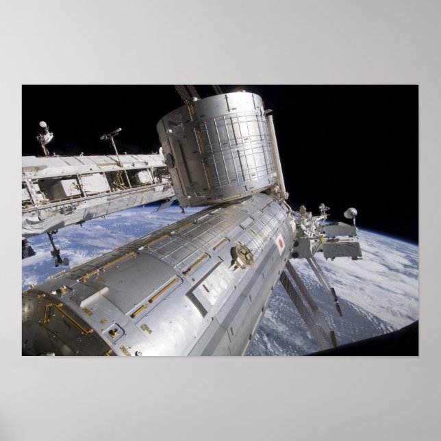 Det japanska laboratoriet för experimentmodul Kibo Poster (Framsidan)