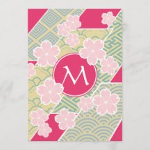 Det japanska Sakura körsbäret blomstrar