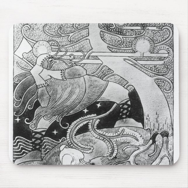 Det jättelika Oakträd klipps besegrar Musmatta (Framsidan)