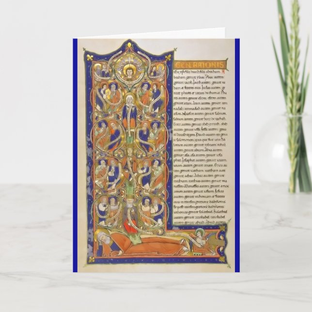 Det Jesse träd Helgkort (Framsida)