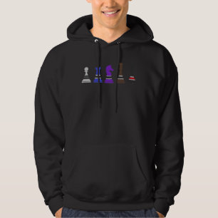 Det Jiu Jitsu BJJ schacket Jiu Jitsu tänder Hoodie