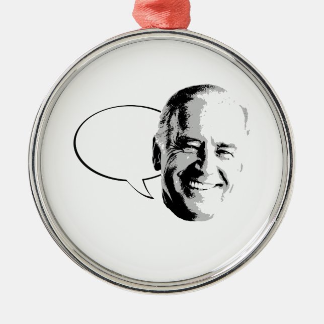 DET JOE BIDEN SAMTALET BUBBLAR - .PNG JULGRANSPRYDNAD METALL (Framsidan)