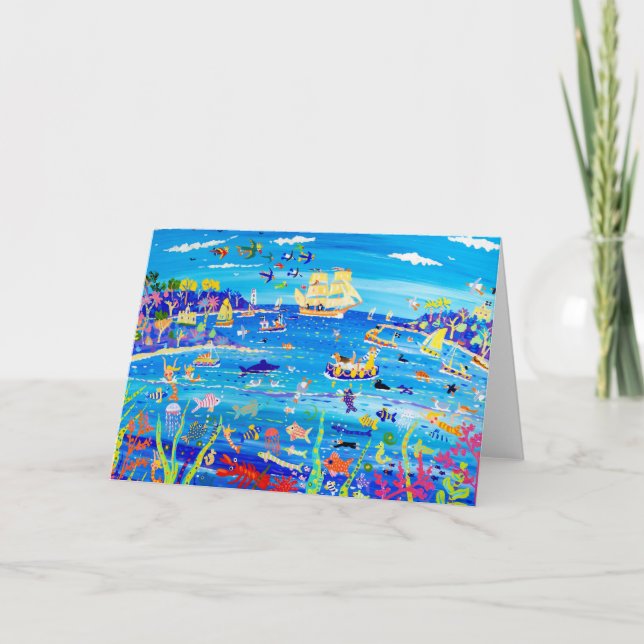 Det John Dyerkortet Darwin går tillbaka från Helgkort (Framsida)