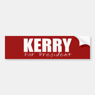 Det JOHN KERRY valet utrustar Bildekal