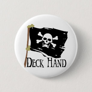 Det Jolly Roger däcket räcker Knapp