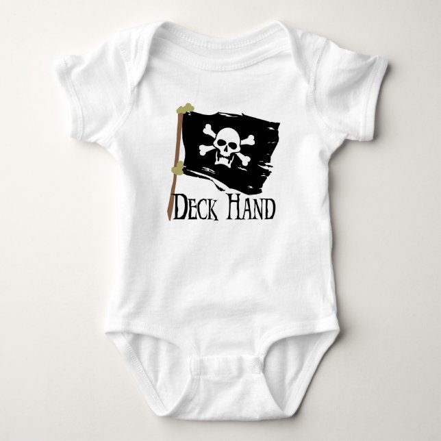 Det Jolly Roger däcket räcker Tröja (Framsida)