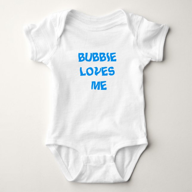 DET JUDISKA BABYSMÅBARN BUBBIE ÄLSKAR MIG T-SHIRT (Framsida)