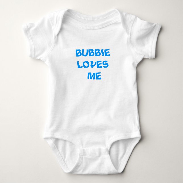 DET JUDISKA BABYSMÅBARN BUBBIE ÄLSKAR MIG TRÖJA (Framsida)