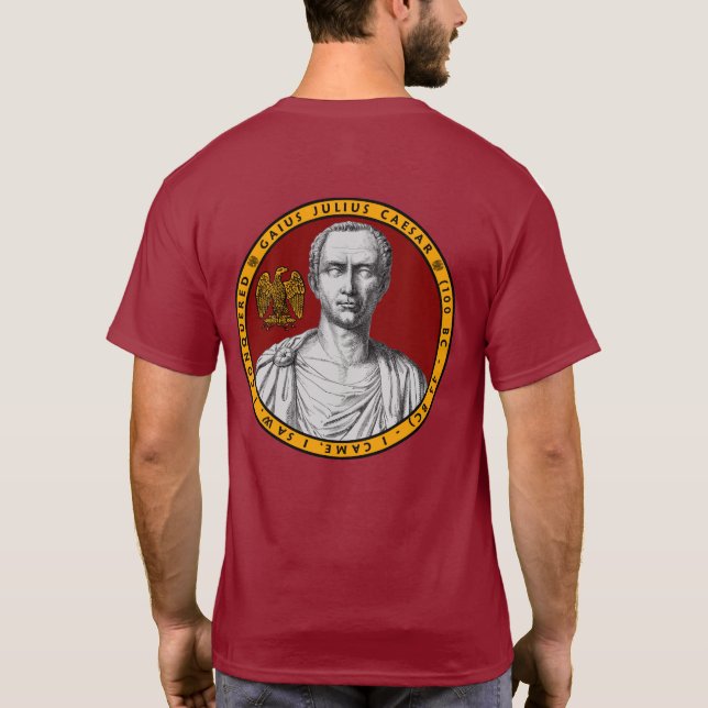Det Julius Caesar porträtt förseglar skjortan T Shirt (Baksida)