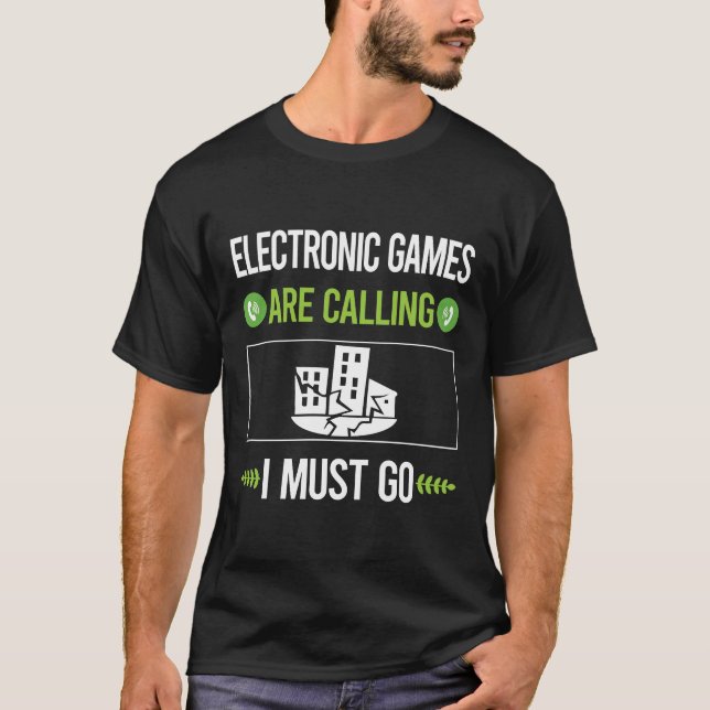 Det kallas för elektroniska spel t shirt (Framsida)