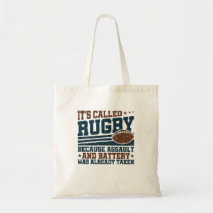 Det kallas Rugby för att ett batteri tas. Tygkasse
