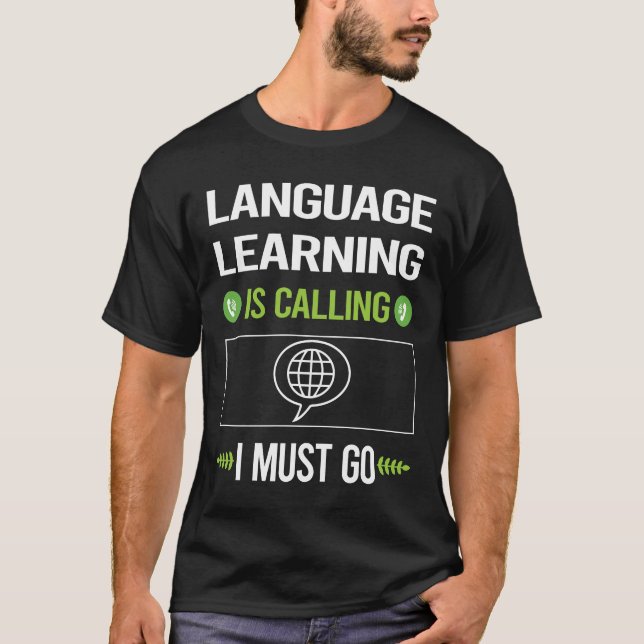 Det kallas språkinlärning t shirt (Framsida)