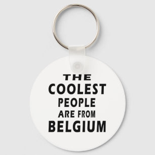 Det kallaste folket är från Belgien Nyckelring