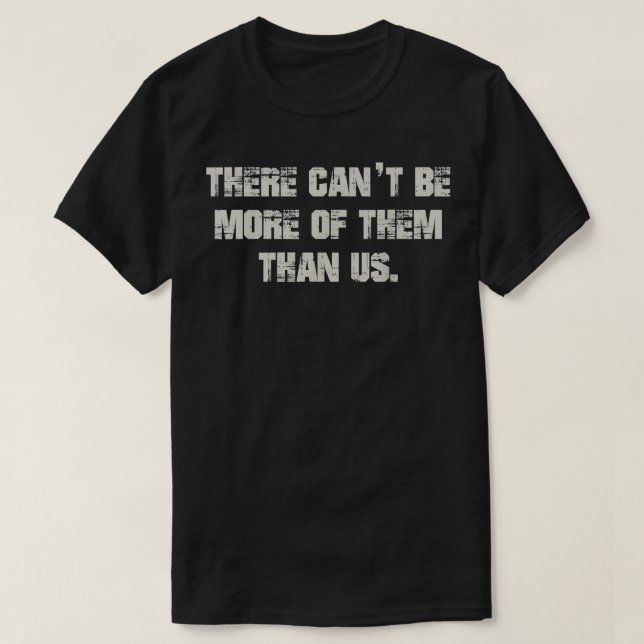 Det kan inte finnas fler än vi t shirt (Design framsida)