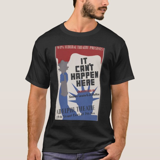 Det kan inte hända här, prestandaspel t shirt (Framsida)