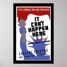 Det kan inte hända här WPA Poster