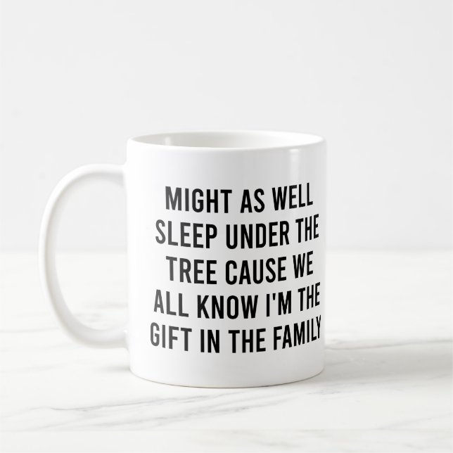 Det kan lika gärna sova under Träd-familjen. Kaffemugg (Vänster)