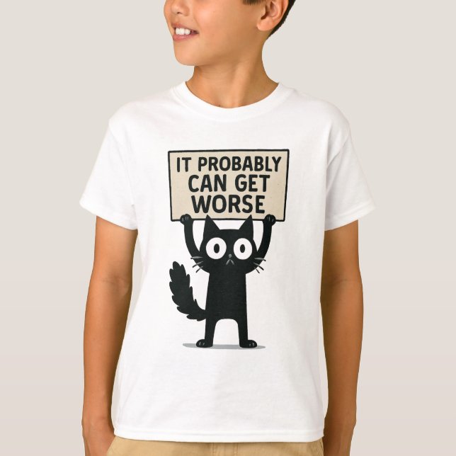 Det kan nog bli värre t shirt (Framsida)