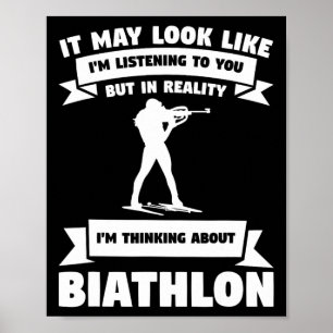 Det kan se ut som om jag lyssnar på dig. poster