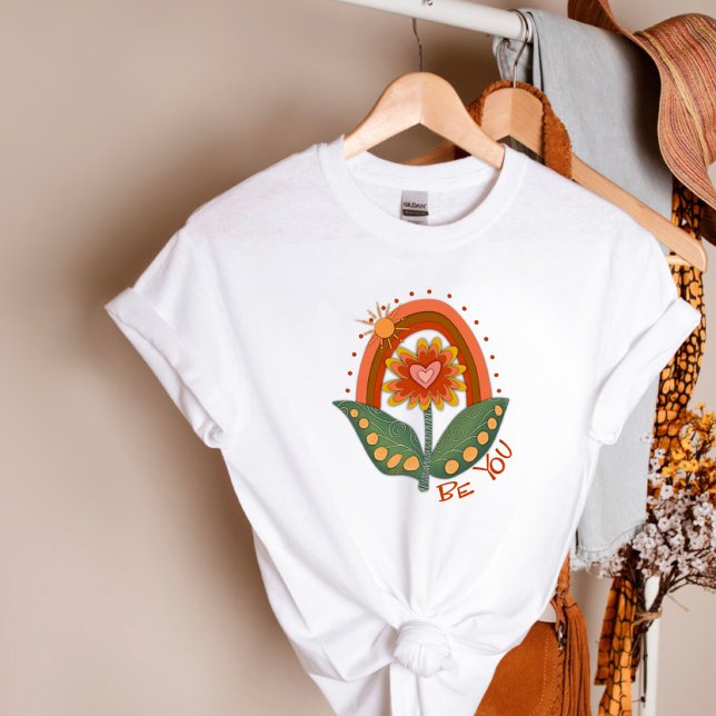 Det kan vara din Blommigt Regnbåge Modern Inspirit T Shirt (Skapare uppladdad)